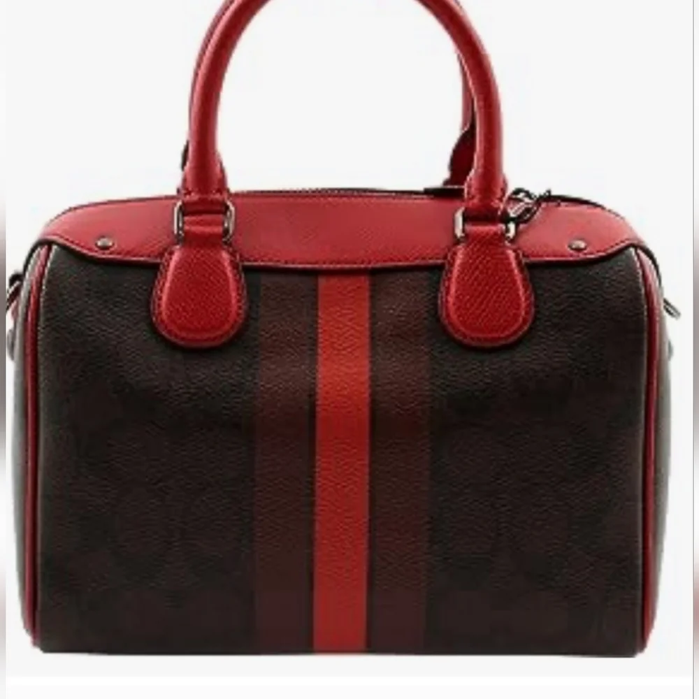 Coach Cherry Signature Small Satchel Bag  *RARE* - Picture 8 of 9